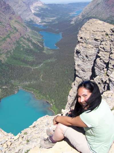 Looking down from Angel wing