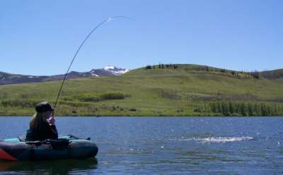 Fishing a great Blackfeet Indain reservation lake