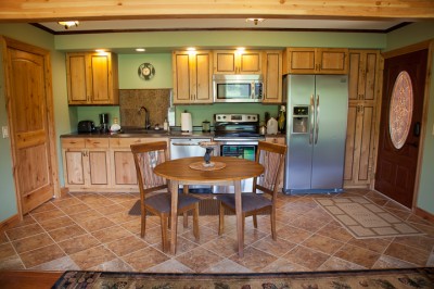 Fully equipped kitchen with new appliances