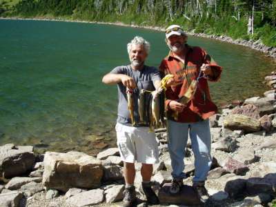 Old Man Lake with friends