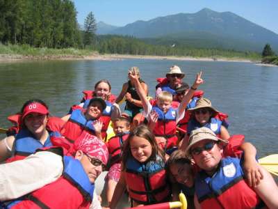 Go rafting down the Middle Fork of the Flathead